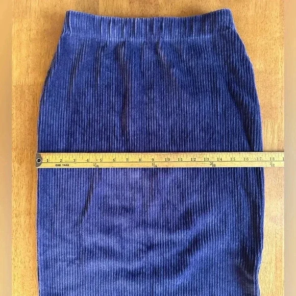 Free People Helen Ribbed Tube Midi Skirt—Purple—Size Small - Picture 5 of 8